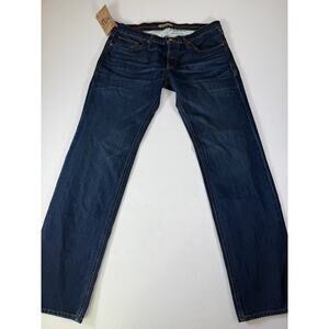 James Jeans Travis Men's Classic Straight Indigo MADE IN USA $195 RARE NEW 34x33